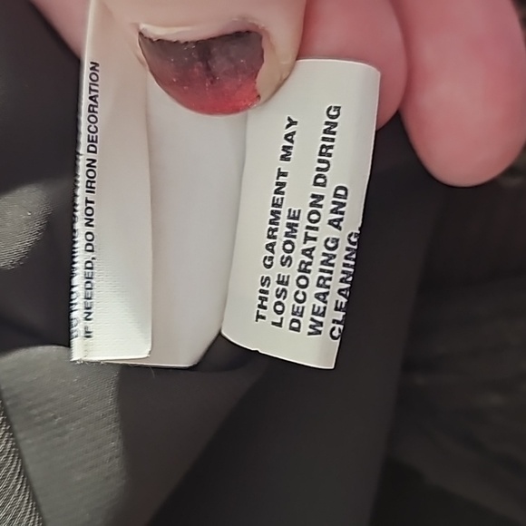 AI Authentic Icon Black W/ Bronze & Gold Festival Girl Mini-Skirt Size M NWT - Picture 16 of 16